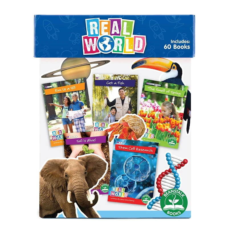 Beanstalk Books Decodable Readers Real World Readers Set