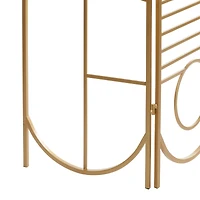 Gold Metal Modern Room Divider Screen 69" x 50" x 1"