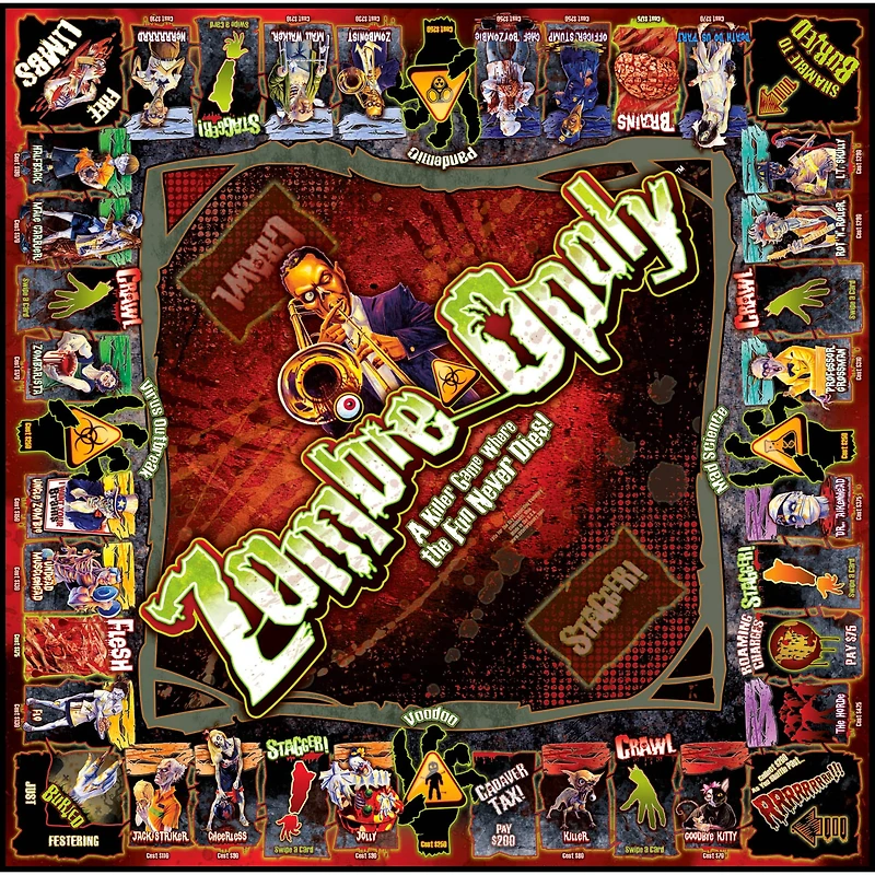 Late For The Sky Zombie-Opoly™ Board Game