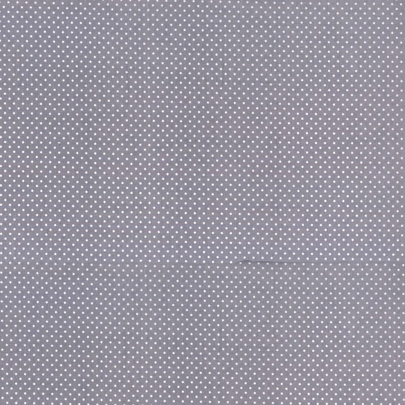 Fabric Traditions Gray Pin Dot Cotton Fabric