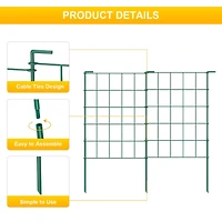 NEX™ Green Rustproof Folding Fence, 20ct.