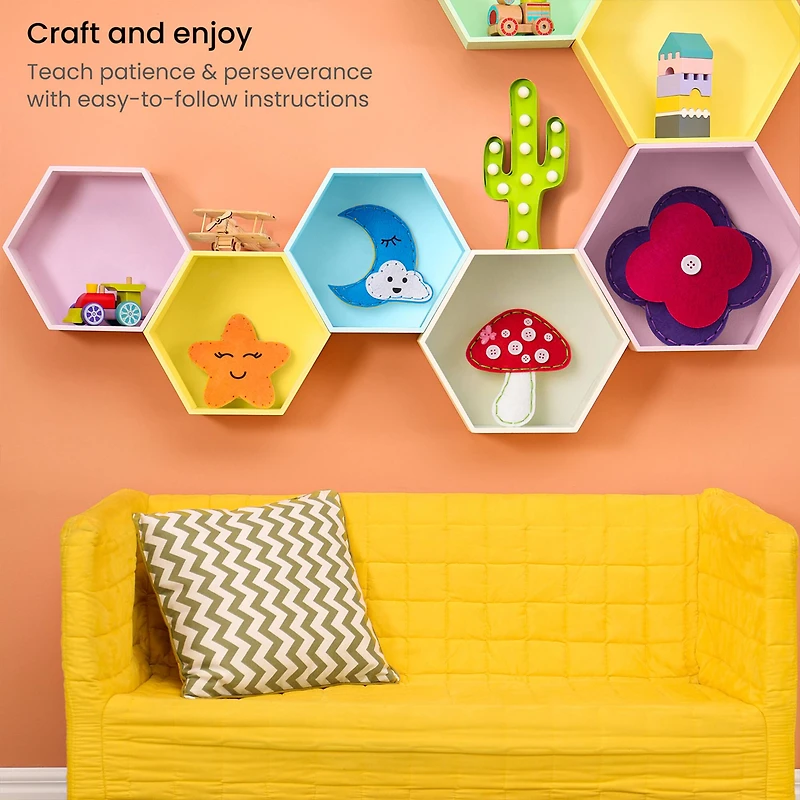 Arteza® Kids Learn to Sew Nature Crafts Kit