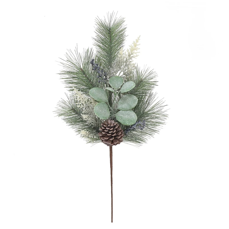 28" Icy Pine, Eucalyptus & Pinecone Stem by Ashland®