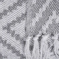DII® Gray Large Chevron Throw