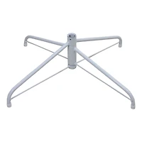 6.5ft. Pre-Lit Flocked White Spruce Artificial Christmas Tree, Clear Lights