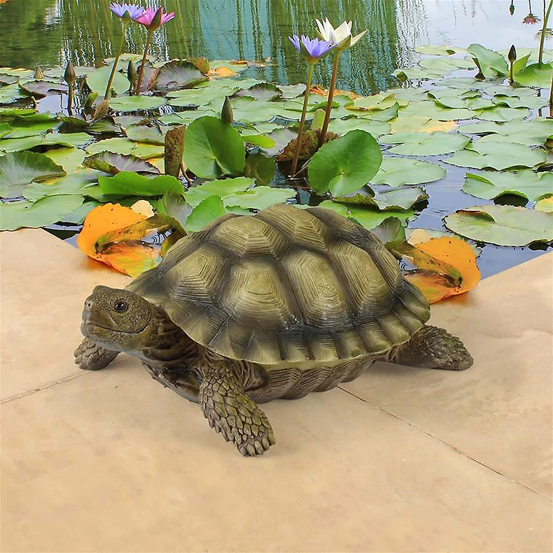 Design Toscano 3" Gilbert the Box Turtle Statue