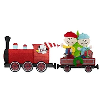 Peanuts® 2-Piece 2D Pre Lit Train Yard Art Set