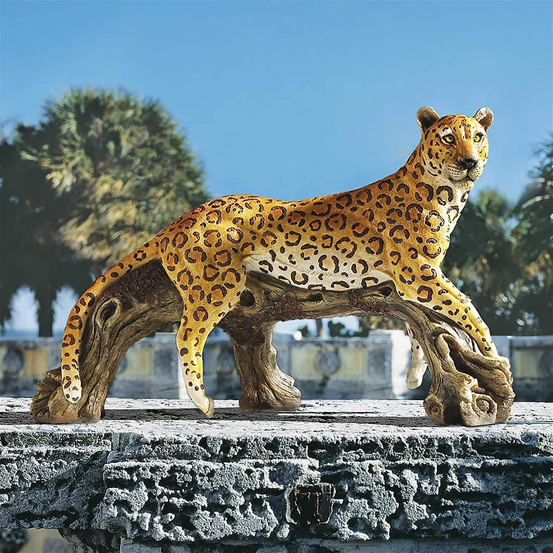 Design Toscano 20.5" Leopard's Kingdom Garden Statue