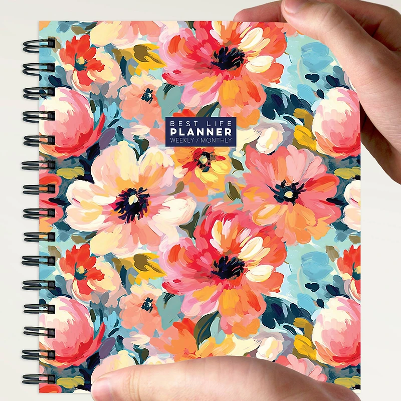 Floral Weekly Monthly Luxe Planner