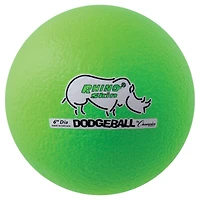 Champion Sports Rhino Skin® 6" Neon Green Low Bounce Dodgeball, 6ct.