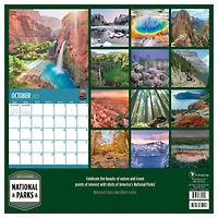 TF Publishing 2025 National Parks Wall Calendar