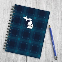 TF Publishing Michigan Blue Plaid Journal