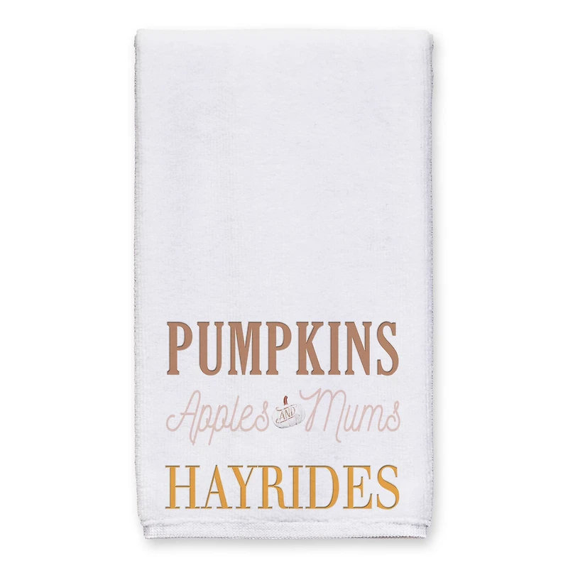 Pumpkins And Hayrides Tea Towel Set