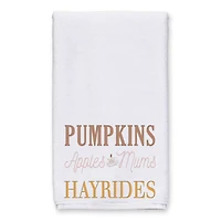 Pumpkins And Hayrides Tea Towel Set