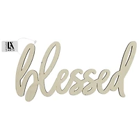 Leisure Arts® 12.75" Wood Blessed Word