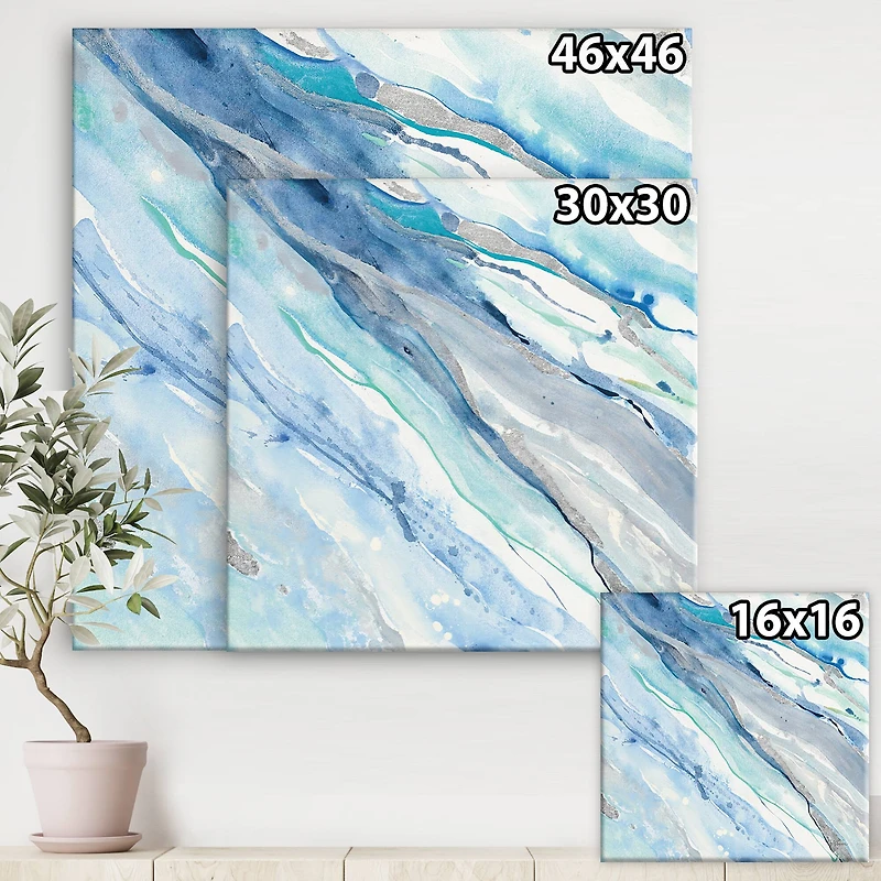 Designart - Blue Silver Spring II