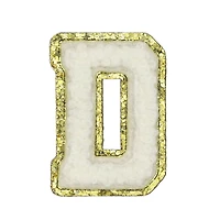 1.5" White Chenille Patch by Make Market