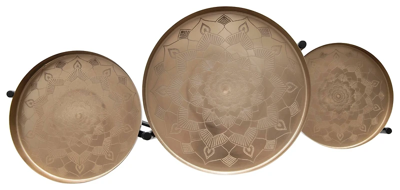 Hello Honey® 30" Foldable 3-Tier Plant Stand with Tray-Style Tops