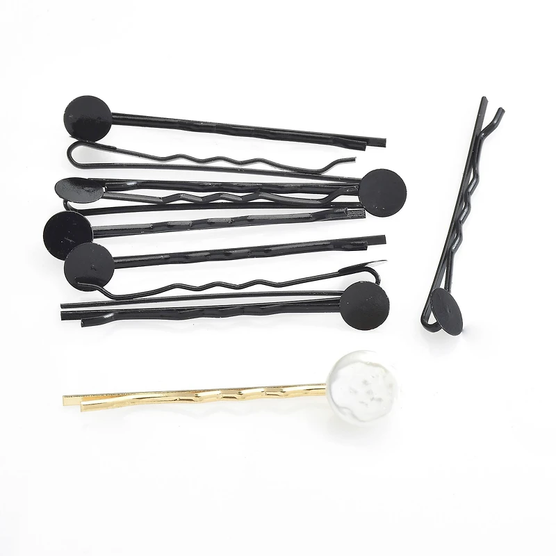 Bobby Pins with 8mm Circle Blanks
