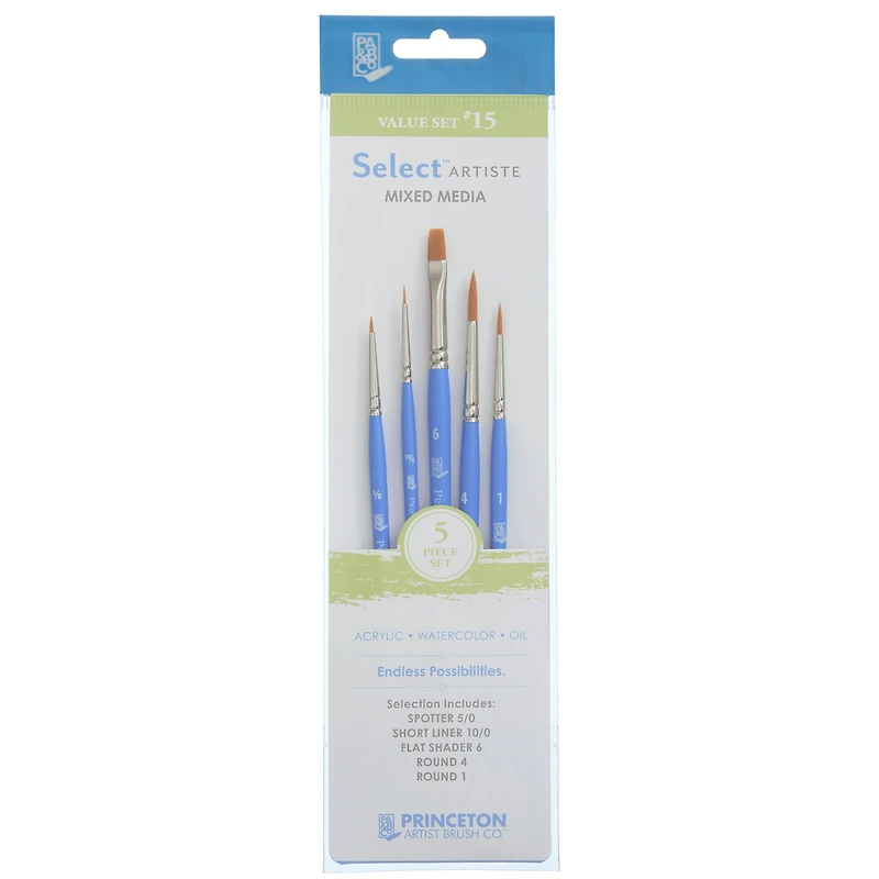 Princeton™ Select™ Artiste Series 3750 #15 Brush Set