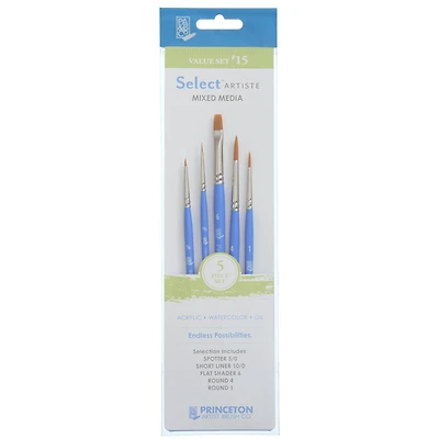 Princeton™ Select™ Artiste Series 3750 #15 Brush Set