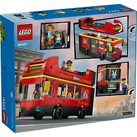 LEGO® City Red Double-Decker Sightseeing Bus Toy 60407