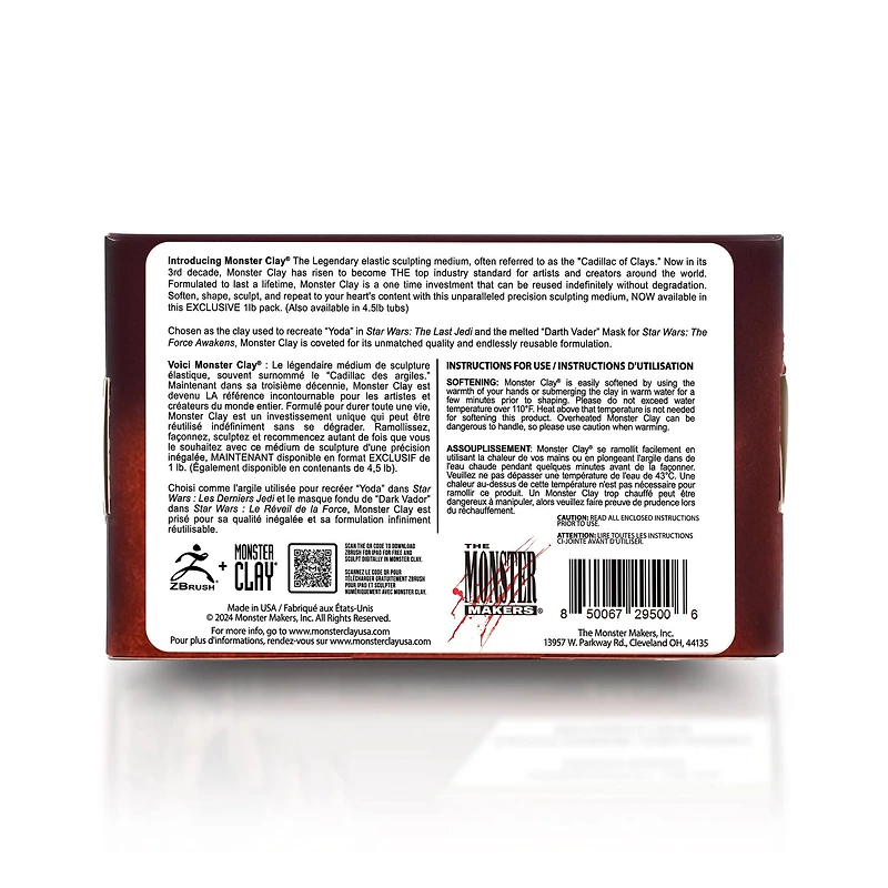 Monster Clay® 1lb. Medium Brown Elastic Clay