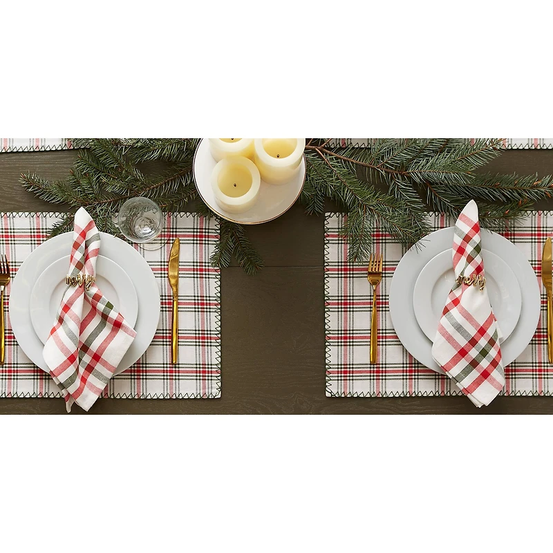 DII® Merry Napkin Rings, 6ct.