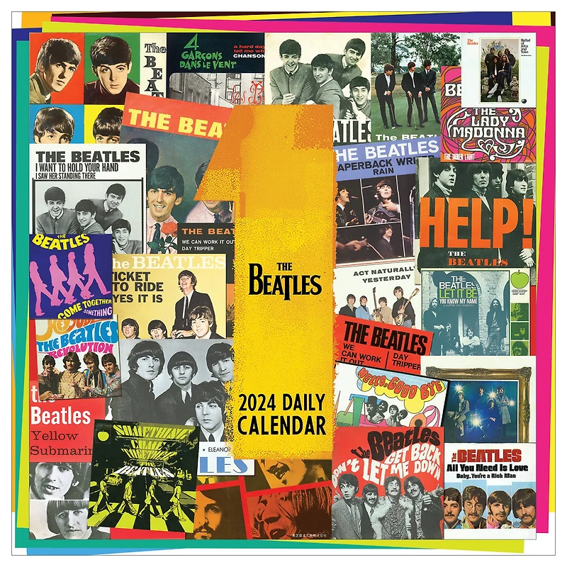 TF Publishing 2024 The Beatles Daily Desktop Calendar