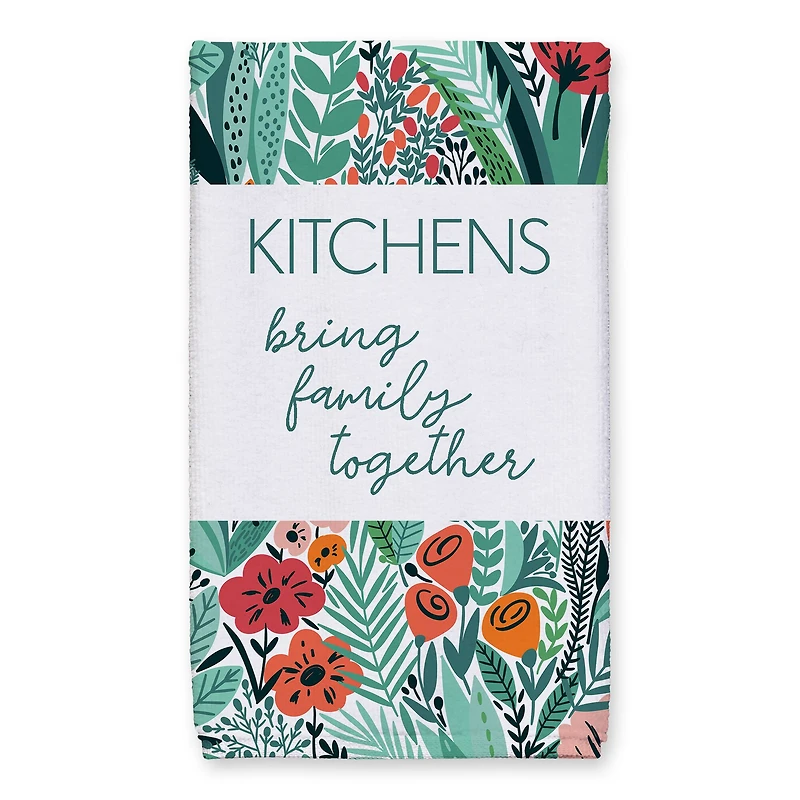 Floral Kitchen Hand Towel Set