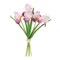 15.5" Purple Iris Floral Bundle, 2ct.