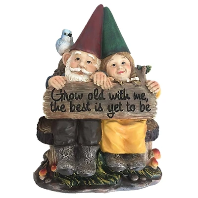 Santa's Workshop 11" Grow Old With Me Gnome Accent