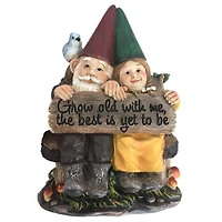 Santa's Workshop 11" Grow Old With Me Gnome Accent