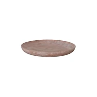 Hello Honey® 12" Red Travertine Elegance Food Tray