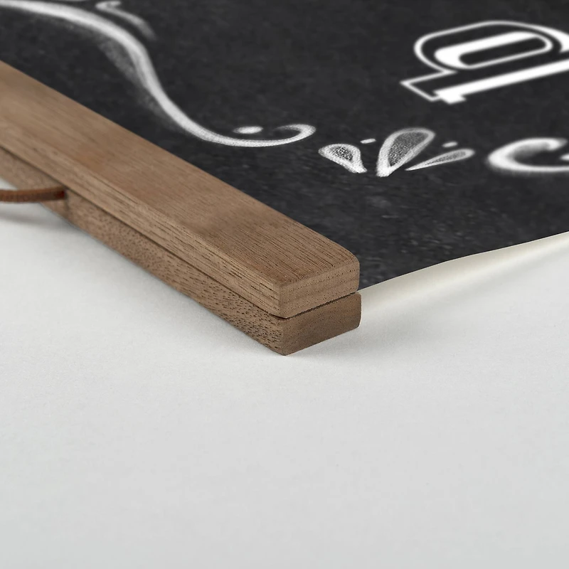 Boo Halloween Icons 12" x 18" Teak Hanging Canvas