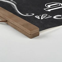 Boo Halloween Icons 12" x 18" Teak Hanging Canvas