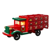 Glitzhome® 14.5" Christmas Truck Countdown Décor