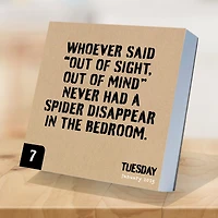 TF Publishing 2025 Anti Affirmations Daily Desktop Calendar