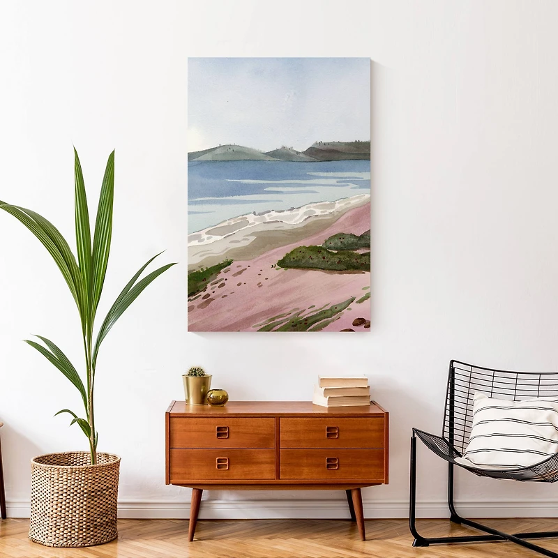 Solitude Beach 24" x 36" Canvas Wall Art