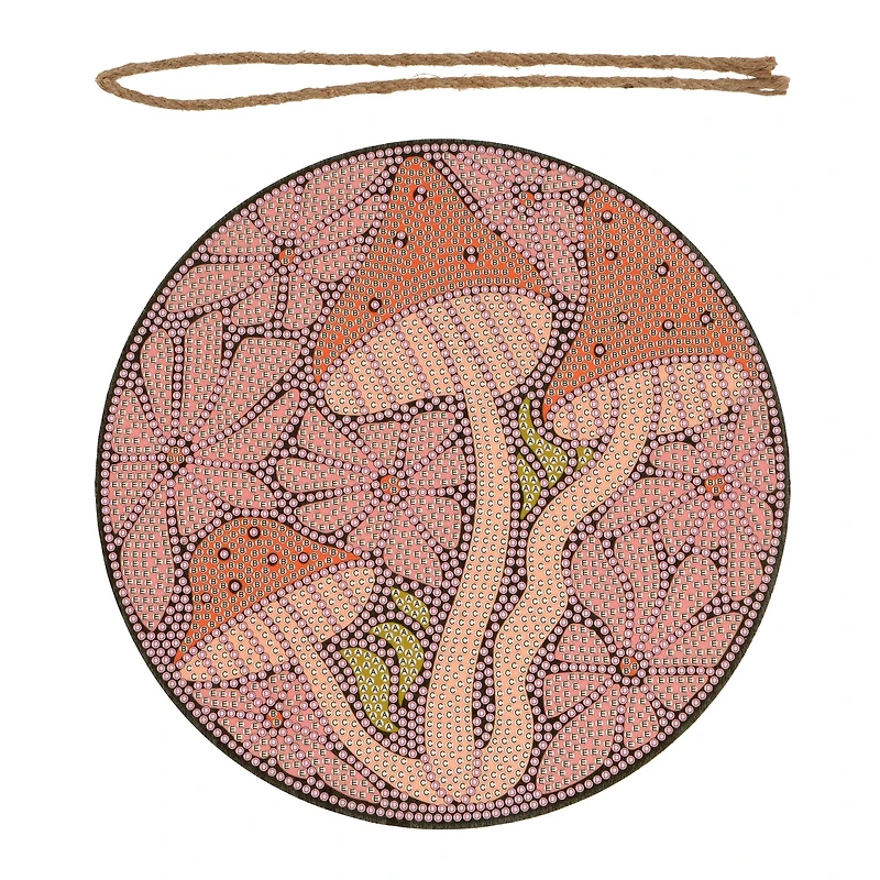 Mushroom Wood Plaque Diamond Art Kit by Make Market®