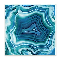 Stupell Industries Blue Agate Crystal Pattern Wall Plaque