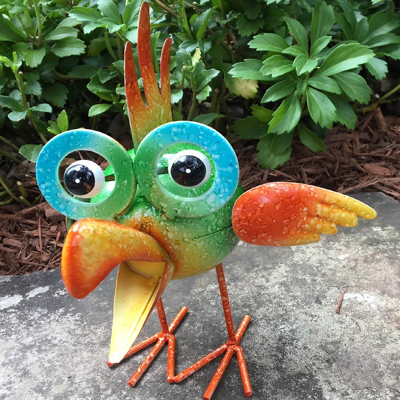 Santa's Workshop 8" Iron Baby Jungle Birds Set