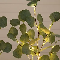 23" Pre-Lit Eucalyptus Branch Stem Set