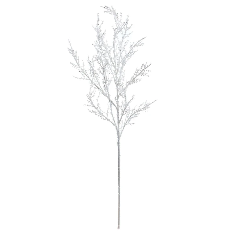 30" White Glitter Tinsel Stem by Ashland®