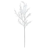 30" White Glitter Tinsel Stem by Ashland®