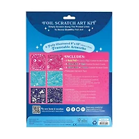 OOLY Scratch & Shine Celestial Skies Foil Scratch Art Kit