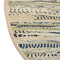 DII® Taupe Round Rag Rug, 3ft.