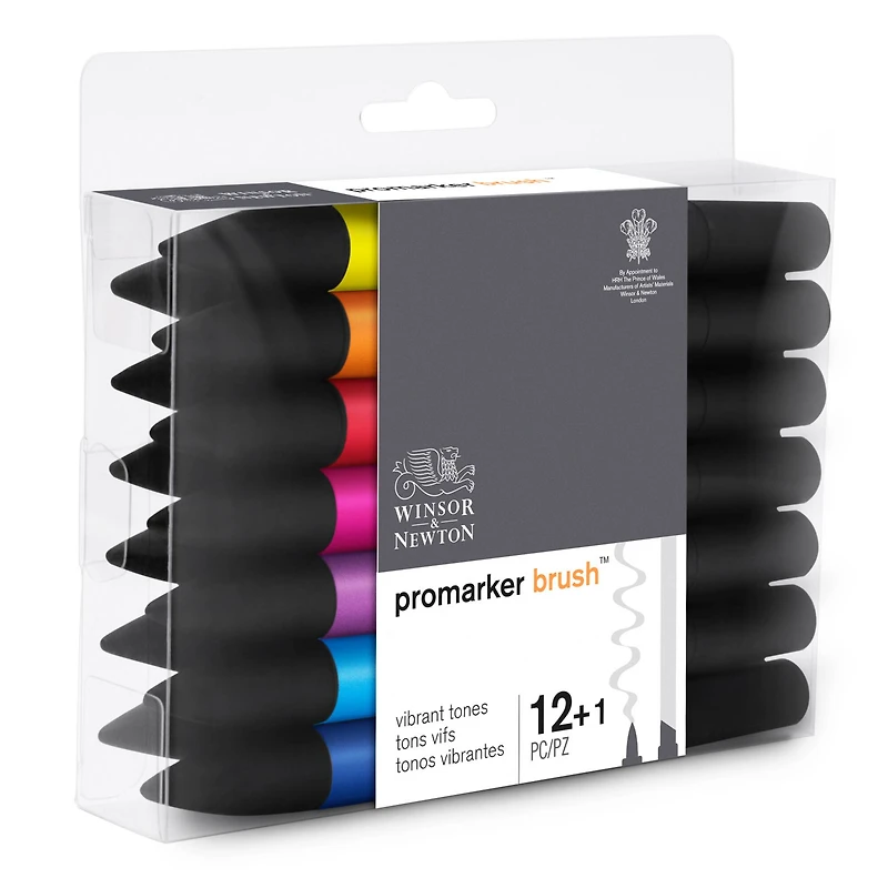 Winsor & Newton® 13 Vibrant Promarker Brush™ Set