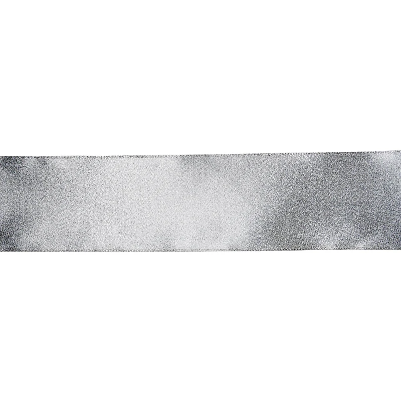 2.5" x 20ft. Silver Shimmer Wired Ribbon by Celebrate It®