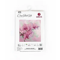 Luca-s Graceful Orchids Counted Cross Stitch Kit